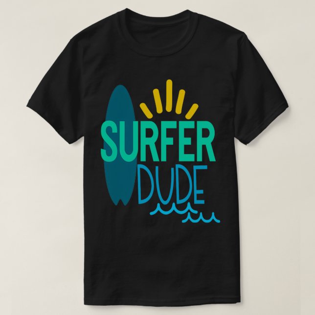 Surfer-Typ T-Shirt (Design vorne)