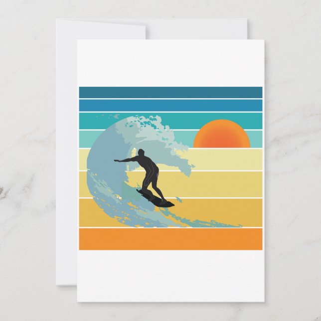 Surfer Typ Vintag Sunset (Vorderseite)