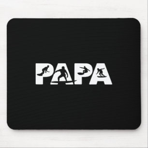 Surfer-Vater Lustiger Vater Surfer-Vater-Geschenk Mousepad