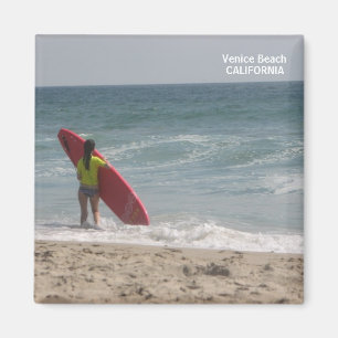 Surfer, Venice Beach Magnet! Magnet