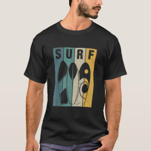 Surfer Vintage Hawaii Wellen Surfin Surfen T-Shirt