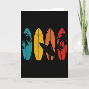 Surfer Vintage-Surfbrett Surfen Surfen Surfen Karte
