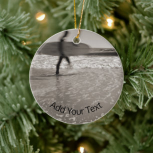 Surfer von Shirley Taylor Keramik Ornament