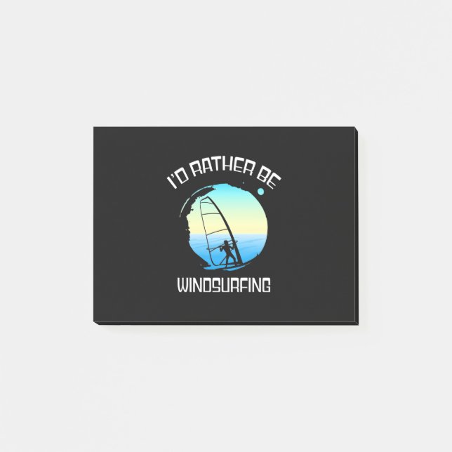 Surfer wäre eher Windsurfen Post-it Klebezettel (Vorderseite)