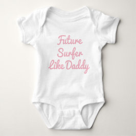 Surfer wie Daddy Baby Bodysuit Strampler