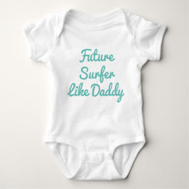 Surfer wie Daddy Baby Bodysuit Strampler