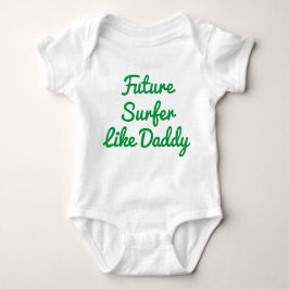 Surfer wie Daddy Baby Bodysuit Strampler