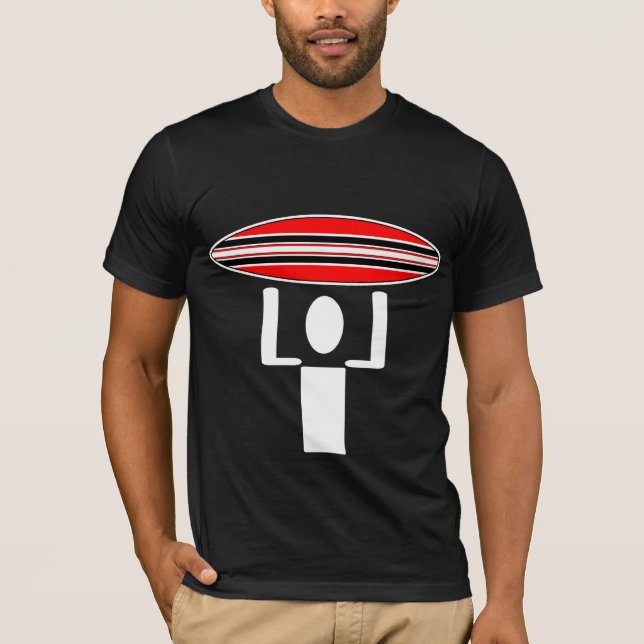 surfercrossing_white T-Shirt (Vorderseite)