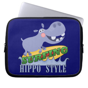 SurferHippopotamus Laptopschutzhülle