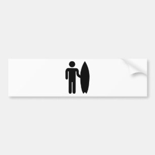 Surferikone Autoaufkleber