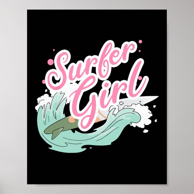 Surferin surft  poster (Vorne)