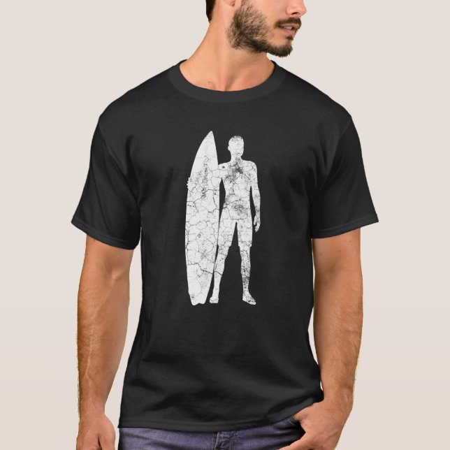 Surferinnen Männer Surfen T-Shirt (Vorderseite)