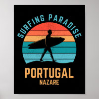 Surferparadies Portugal Nazare Vintage 70er Retro