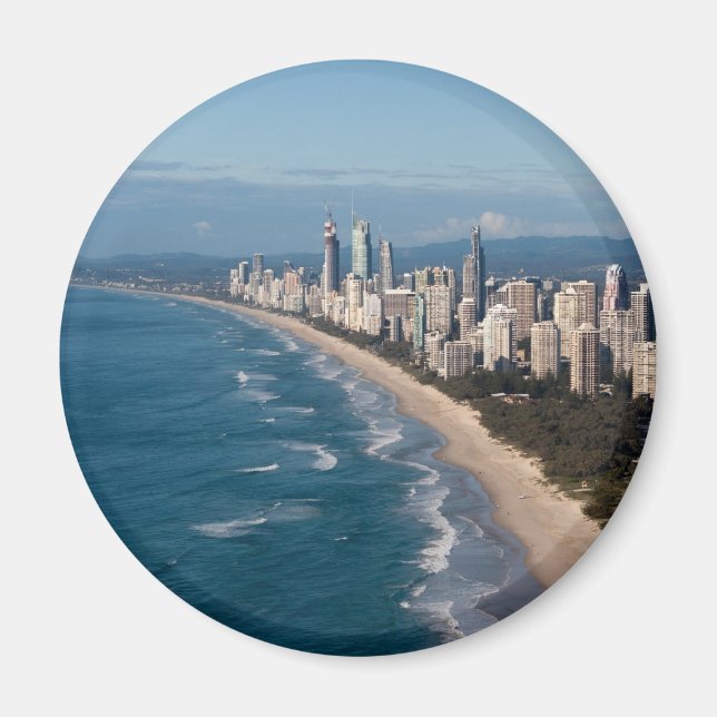 Surfers Paradis Gold Coast Queensland Australien Magnet (Vorne)