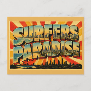 Surfers Paradise Queensland Australien Ikonischer  Postkarte