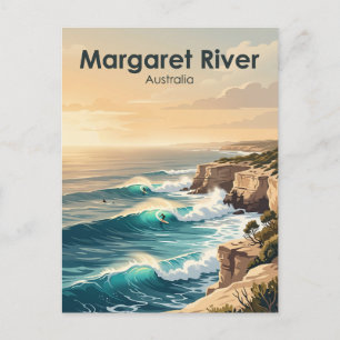 Surfers Point, Margaret River Australien Postkarte