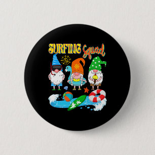 Surfertrupp Drei Gnome Hawaiianisches Surfen Somme Button
