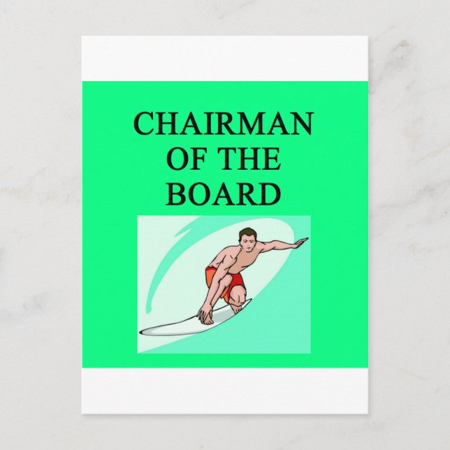 Surferwitz Postkarte (Vorderseite)