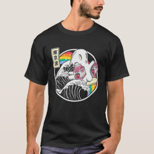 Surfgeister mit Erdbeeren Milchkartons Kawaii T-Shirt