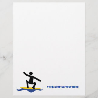 Surfgeschenke, surfen auf seinem Surfbrett nach Ma