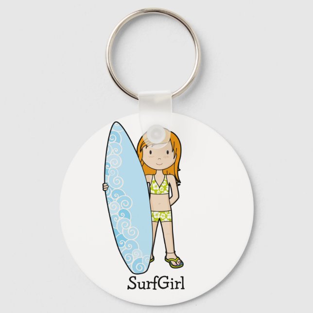 SurfGirl Schlüsselanhänger (Vorderseite)