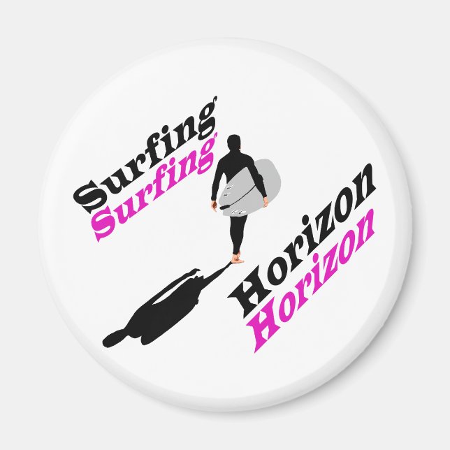 Surfhorizon-T - Shirt Magnet (Vorne)