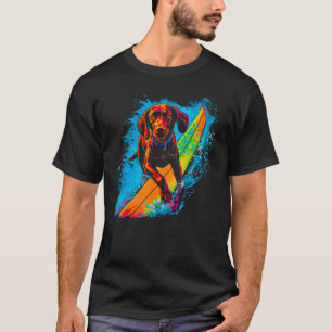 Surfhund Deutsch Kurzhahn T-Shirt