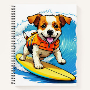 Surfhund Notizbuch