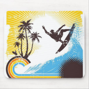 "Surfin'" das Netz Mousepad