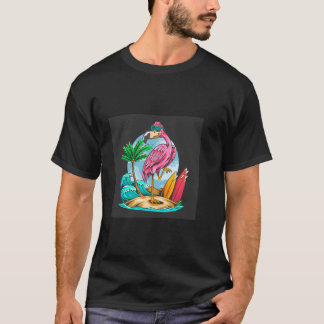 Surfin Flamingo! T SHIRT