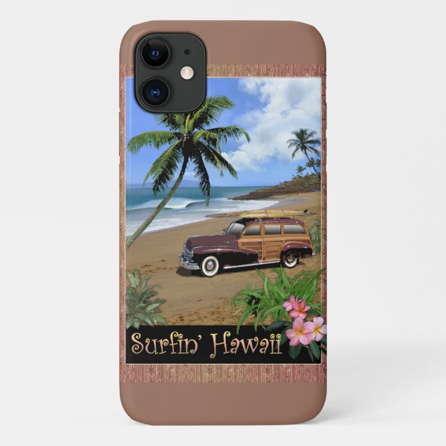 Surfin' Hawaii Case-Mate iPhone Hülle (Rückseite)