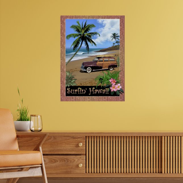 Surfin' Hawaii Poster (Wohnzimmer 2)