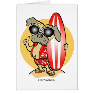 Surfin' Mops Cards im Retro-Stil