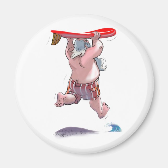 sUrFiN sAnTa Magnet (Vorne)