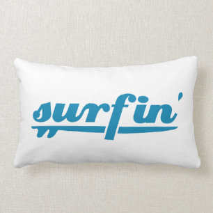 Surfin Surfbrettblau Lendenkissen