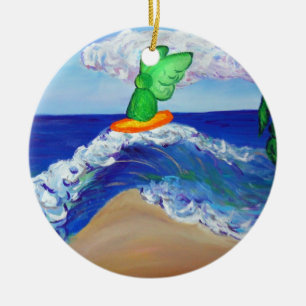 Surfing Angel Raphael Reiten Heilung Wave Ornament