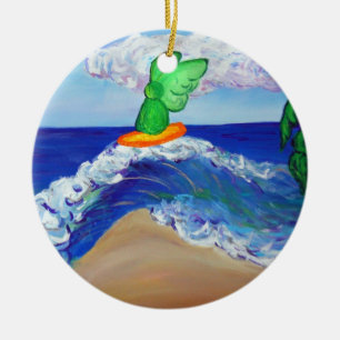 Surfing Angel Raphael Reiten Heilung Wave Ornament