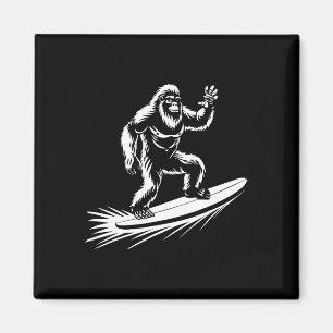 Surfing Bigfoot - Lustiger Hawaiianischer Sasquatc Magnet