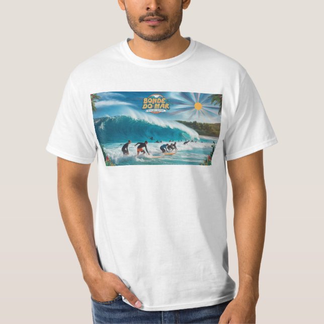 Surfing Bonde do Mar T-Shirt (Vorderseite)