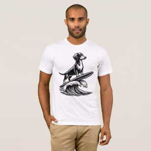 Surfing-Dackel II T-Shirt