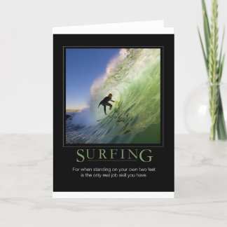 Surfing_Demotivational Plakat Karte