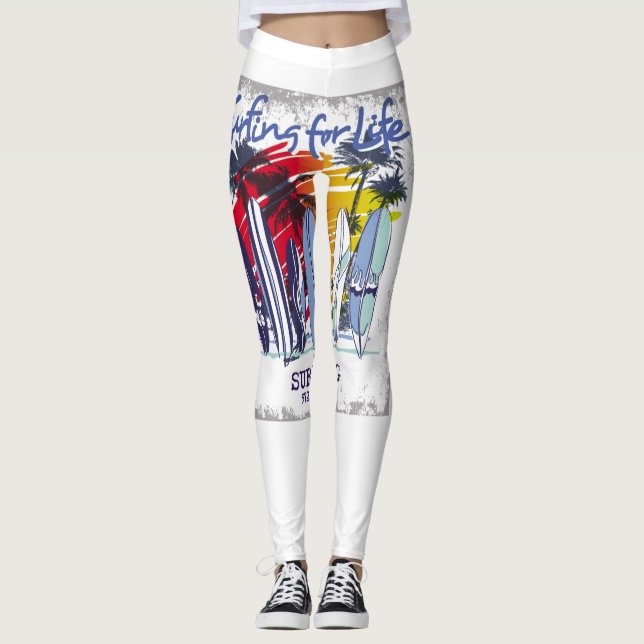 surfing for life leggings (Vorderseite)