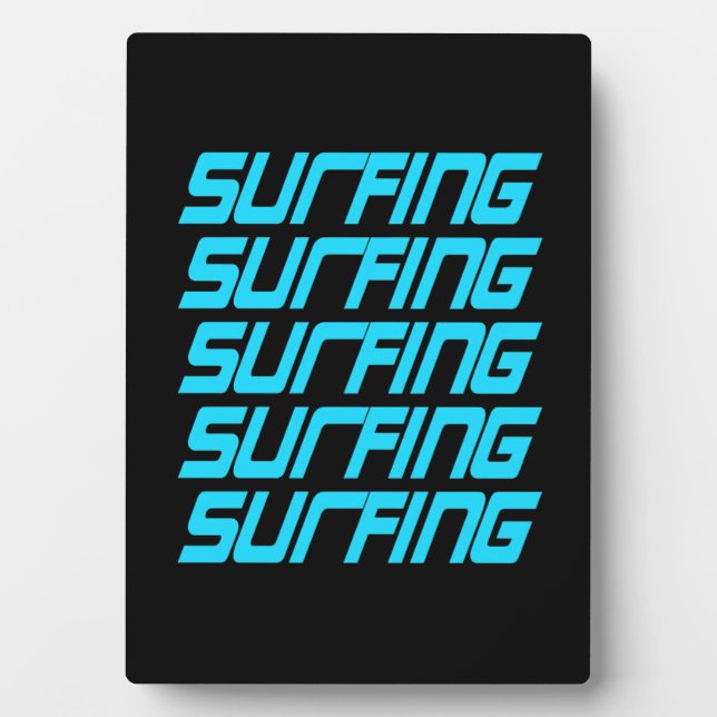 Surfing Fotoplatte (Vorderseite)