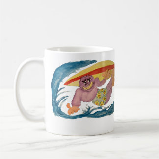 Surfing Gorilla Kaffeetasse