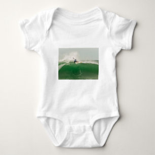 Surfing in Biarritz Baby Strampler