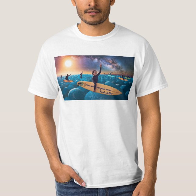 Surfing in the Clouds - Bonde do Mar T-Shirt (Vorderseite)