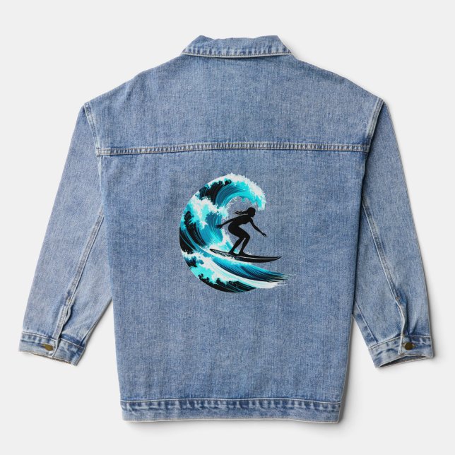 surfing jeansjacke (Rückseite)