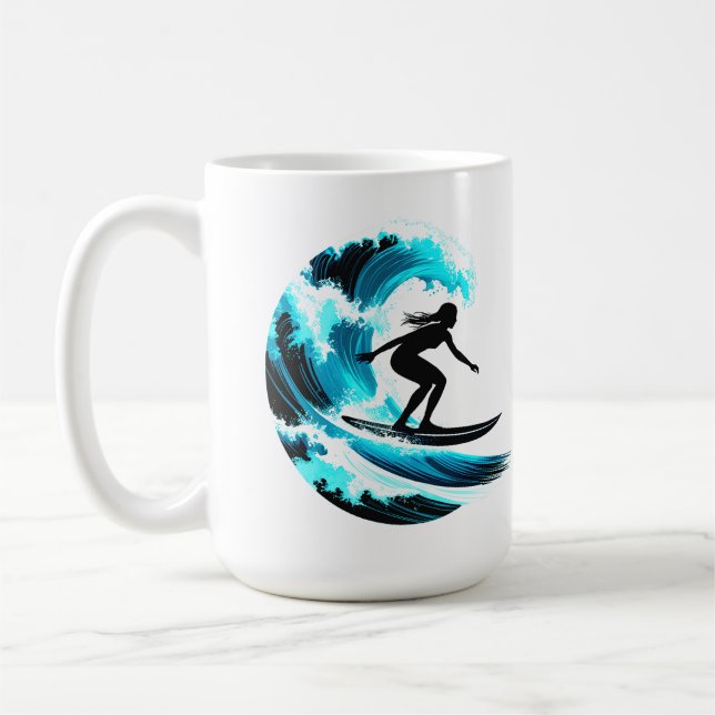 surfing kaffeetasse (Links)