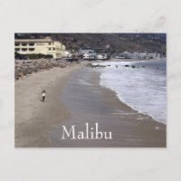 Surfing Malibu Kalifornien Postkarte