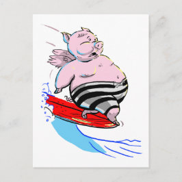 sUrFiNg PiG Postkarte